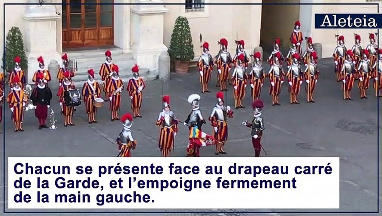 L'ancestrale tradition de la prestation de serment des Gardes suisses