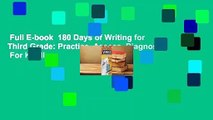 Full E-book  180 Days of Writing for Third Grade: Practice, Assess, Diagnose  For Kindle