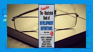 Full E-book  The Complete Illustrated Book of Development Definitions Complete