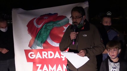 Azerbaycan'a destek için araç konvoyu - ÇORUM