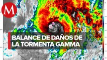 Tormenta tropical 'Gamma' dejó daños en Quintana Roo