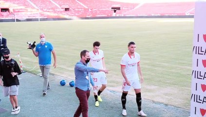 Presentación de Idrissi y Rekik por el Sevilla FC.