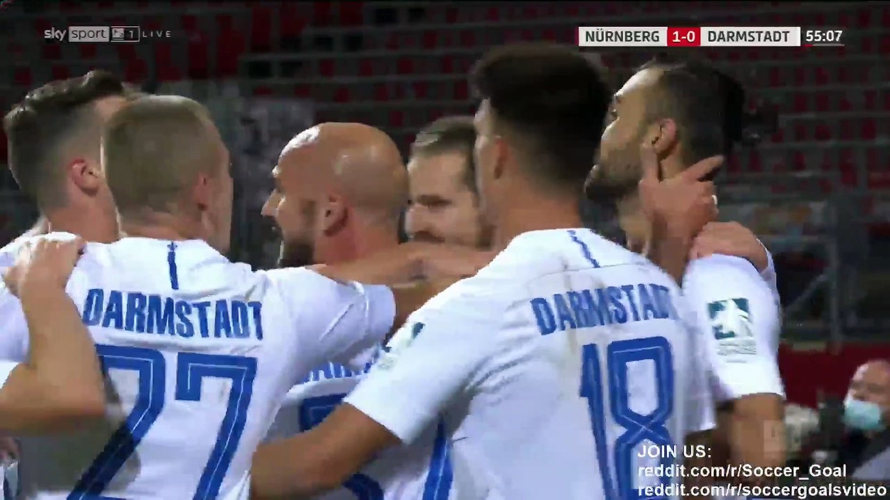 Serdar Dursun Goal HD - Nurnberg 1 - 1 Darmstadt - 05.10.2020 (Full Replay)