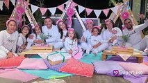 Así fue la pijamada de Paola Jara con las hijas y familiares de Jessi Uribe