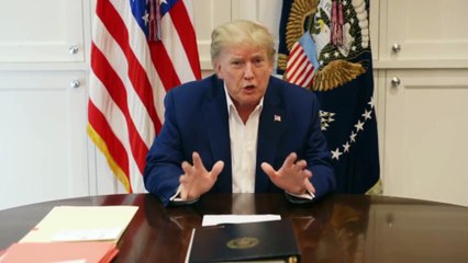 Trump anuncia que saldrá del hospital este mismo lunes