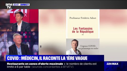 Pr @fredericadnet sur la crise du Covid à l'hôpital: "On a tous douté à un moment donné"