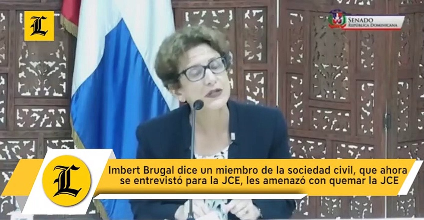 Imbert Brugal dice un miembro de la sociedad ci...
