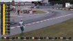 Le pilote de karting Luca Corberi craque en pleine course !