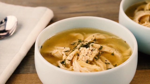 Grandma's Chicken Soup with Homemade Noodles