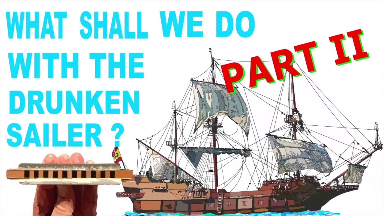 How to Play What Shall We Do With the Drunken Sailer on the Harmonica - No Bends