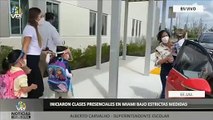 ¡Bajo estrictas medidas! Clases presenciales vuelven en Miami-Dade