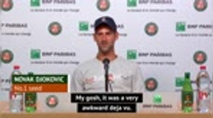 Awkward! Djokovic has flashback to Flushing Meadows after another accident with official