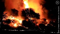 Glass Fire- California Firefighters Brave Intense Conditions in Napa Vally