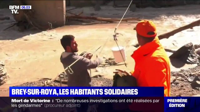 À Breil-sur-Roya, la solidarité s'organise entre les habitants après les intempéries