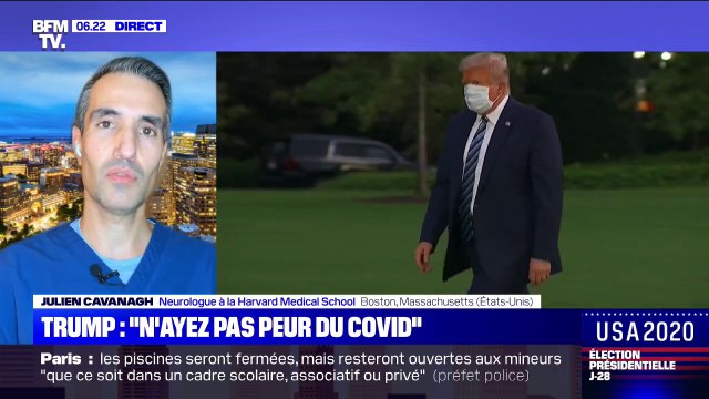 Pour le neurologue à la Harvard Medical School Julien Cavanagh, Donald Trump est sorti de l'hôpital contre avis médical