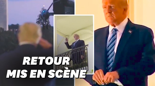 Covid-19: Donald Trump a quitté l'hôpital pour la Maison Blanche dans une sacrée mise en scène