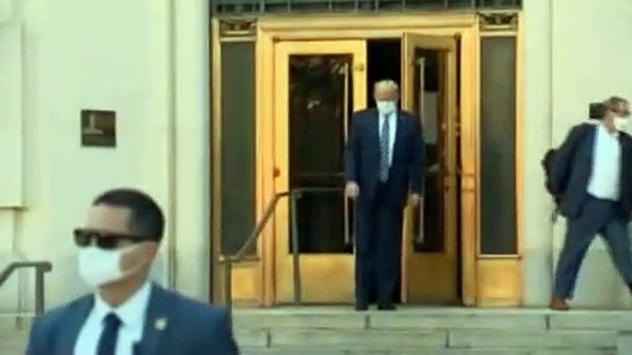 Corona-Patient Trump ist zurück im Weißen Haus