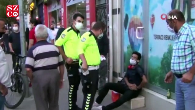 Bir şeyim yok dedi, dakikalar sonra yere yığıldı