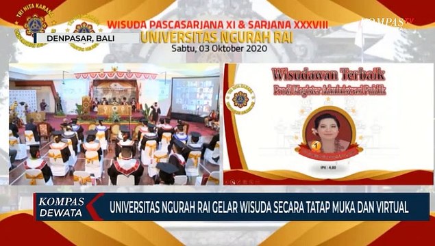 Universitas Ngurah Rai Gelar Wisuda Secara Tatap Muka Dan Virtual
