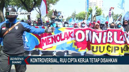 Kontroversial, UU Cipta Kerja Tetap Disahkan