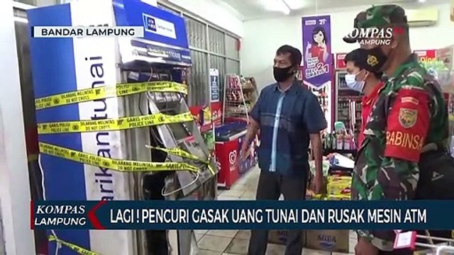 Lagi! Pencuri Gasak Uang Tunai Ratusan Juta dari Mesin ATM
