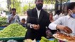 Bengaluru lawyers protest by selling pakodas and vegetables asking for courts to reopen
