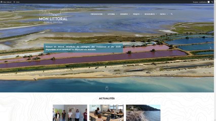 Conception du prototype de la plateforme "Mon Littoral Provence Côte d’Azur"