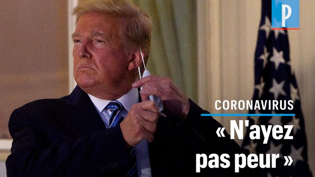 Covid-19 : Trump enlève son masque dès son retour à la Maison Blanche