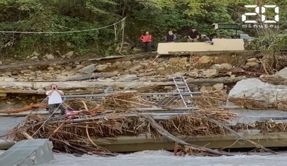 Tempête Alex : A Breil sur Roya, les habitants sinistrés s'organisent