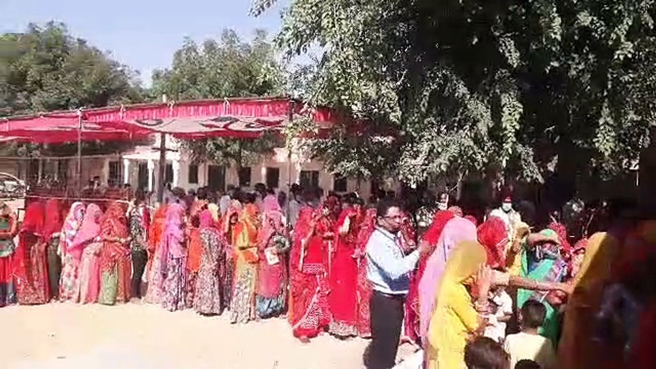 नागौर पंंचायत चुनाव तीसरे चरण के मतदान में लगी...
