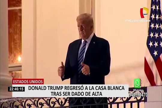 ¡Volveremos pronto a campaña! , dice Trump tras salir de hospital donde recibió tratamiento por covid-19