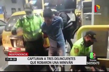 Rímac: PNP captura a banda que robó 13 mil soles de empresa de mensajería