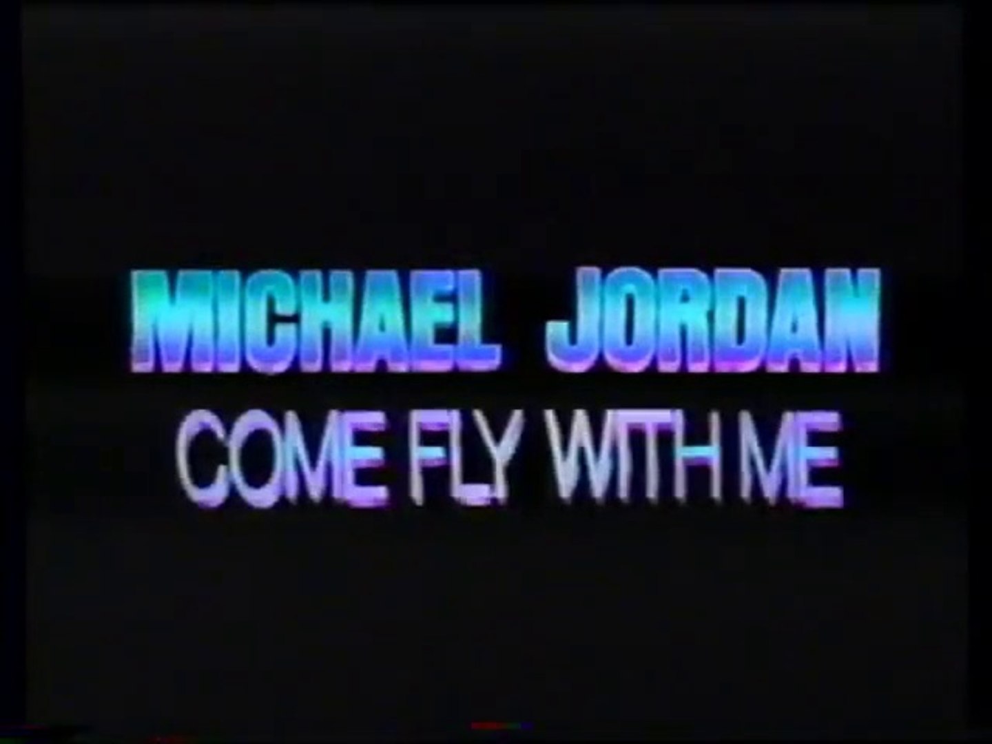 Michael Jordan Come Fly With Me 1989