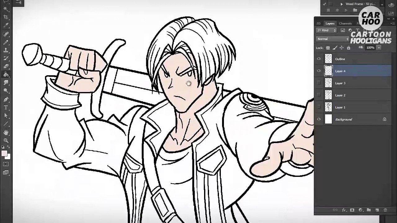 CARHOO Draws DBZ Trunks