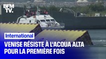 Venise résiste à l'Acqua Alta grâce à des digues artificielles