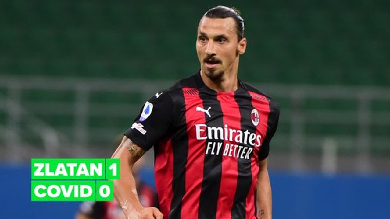 Zlatan Ibrahimović demuestra que no hay virus que lo detenga