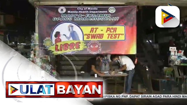 #UlatBayan | Libreng swab test sa Maynila, nagsimula na ngayong araw