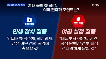 [백운기의 뉴스와이드] 여야 원내대변인이 본 21대 첫 국정감사 쟁점은?