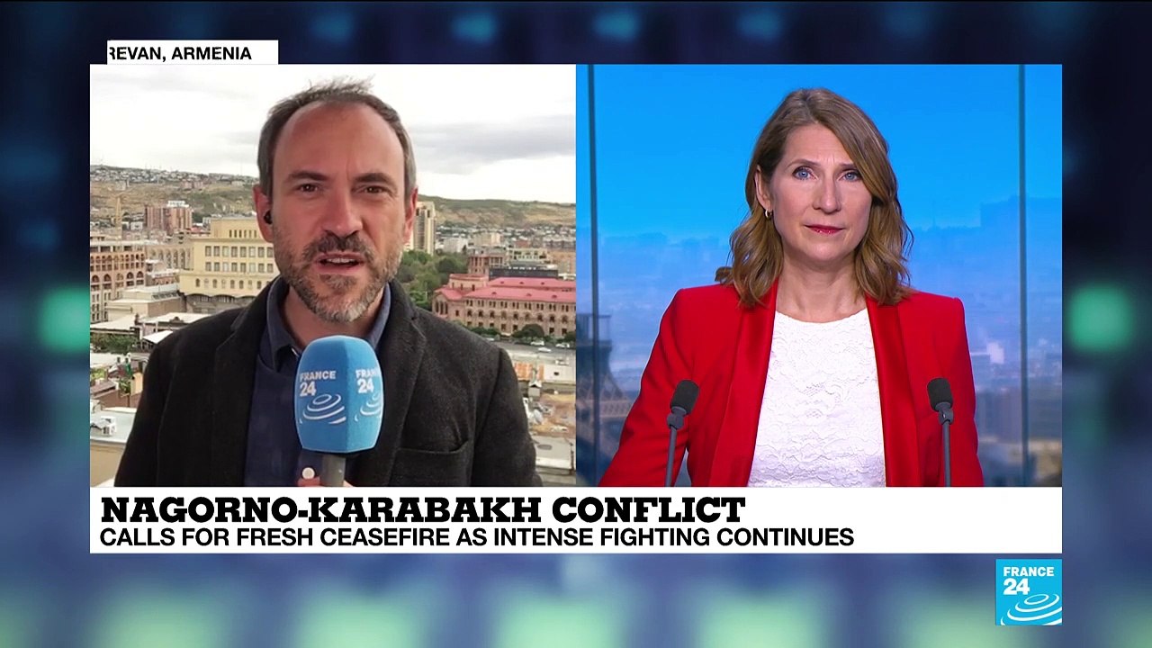 'The shelling of the city may start up again soon': Pressure builds for ceasefire as Karabakh fighting rages