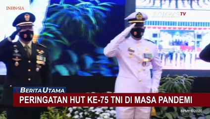 HUT Ke-75 TNI, Jokowi: Bersiap Pertempuran Baru di Masa Depan