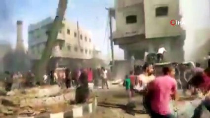 - El Bab'ta bomba yüklü araç patladı : 15 ölü , 30 yaralı