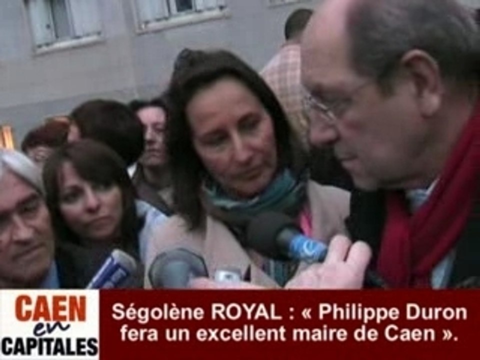 Ségolène Royal : "Philippe Duron fera un excellent maire"