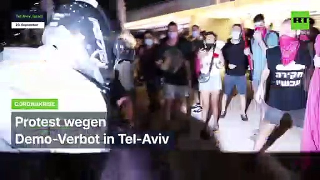 UNFASSBAR!! Nazis, Rechtsradikale und Antisemiten demonstrieren gegen Corona-Maßnahmen -- MITTEN IN TEL AVIV!!!