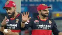 IPL 2020 : IPL 2020: Virat Kohli Almost Applies Saliva On Ball During RCB vs DC | ONeindia Telugu