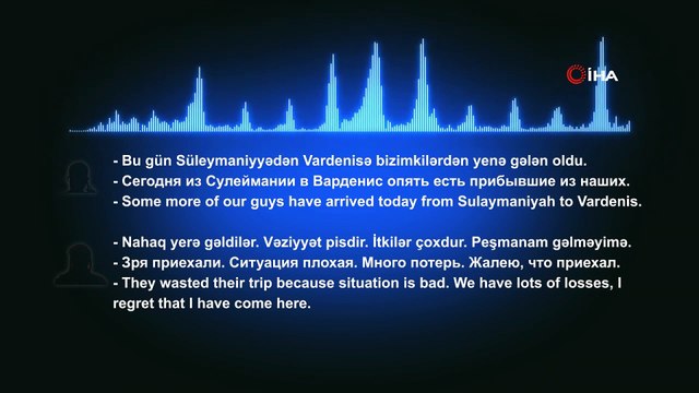 - Azerbaycan Devlet Güvenlik Servisi, Ermenistan’ın çatışmalarda kullandığı teröristlerin ses kaydını paylaştı -Terör örgütü üyeleri de dahil olmak üzere yabancı paralı askerleri aktif olarak kullandığı ortaya çıktı