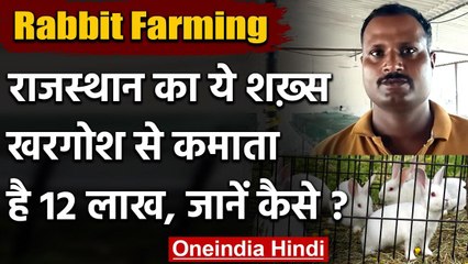Rajasthan: Rabbit Farming से ये शख़्स कमाता है 12 लाख रुपये , जानिए कैसे | वनइंडिया हिंदी
