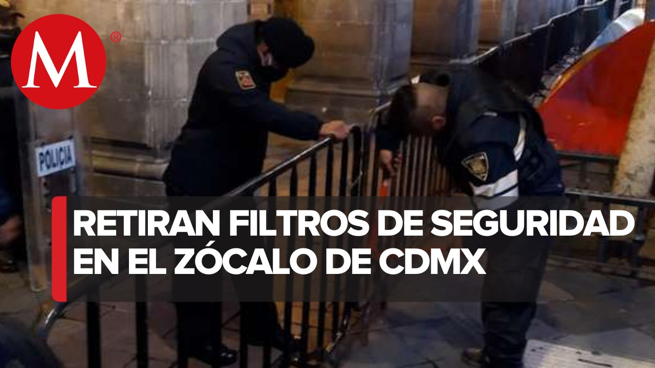 Retiran vallas metálicas y reabren calles del Centro Histórico