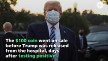 Commemorative 'Trump defeats COVID' coins are being sold for $100 - USA TODAY