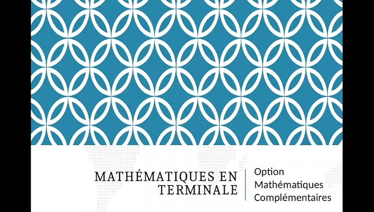 Programme Maths Complémentaires