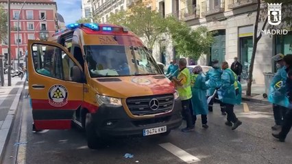 Download Video: Mujer de 65 años atropellada por autobús en Madrid